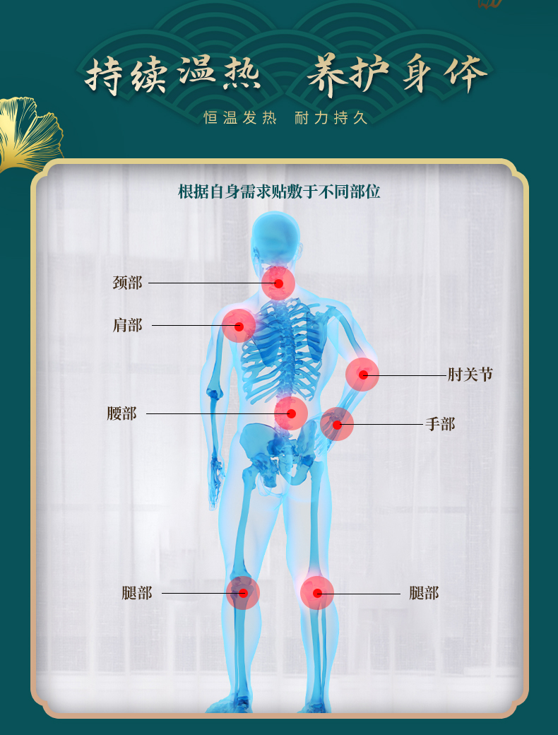 局部貼敷持續溫熱